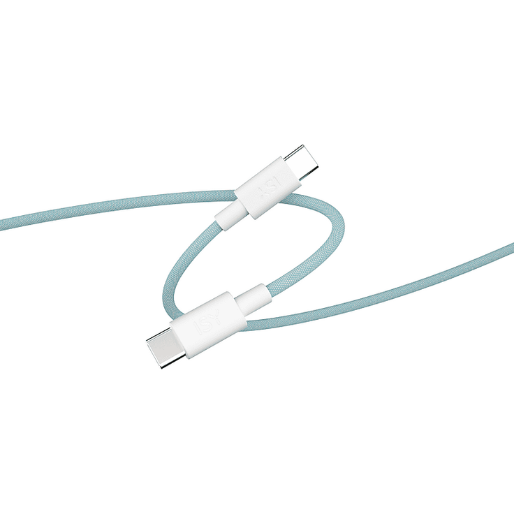 ISY IUC 1060-CR, USB-C Kabel, 1 m, 60W, Blau & Grün