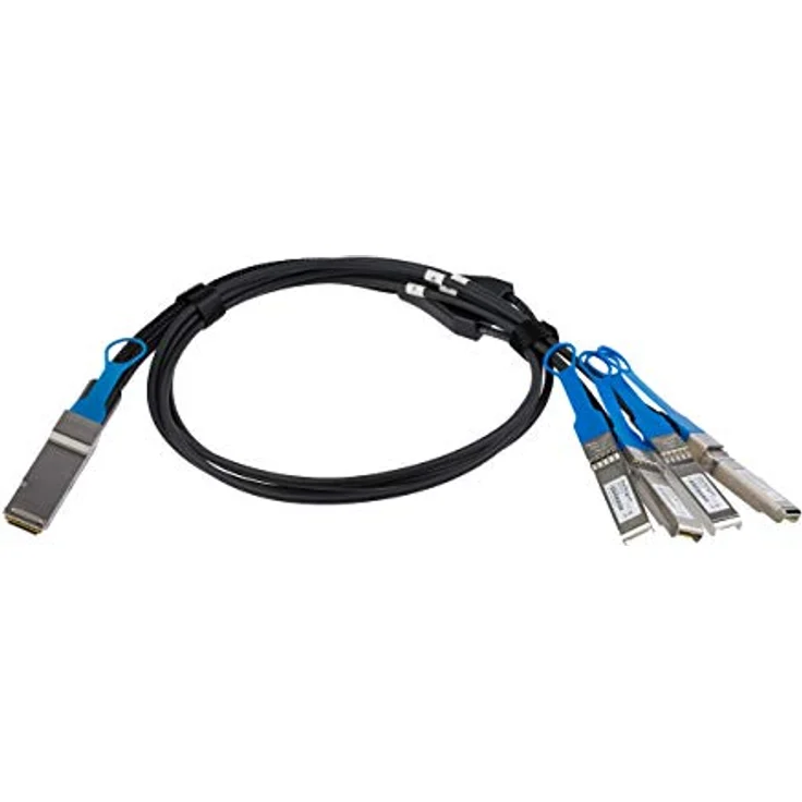 StarTech QSFP+ Breakout Kabel 1m, 40 Gbps Kupfer Transceiver, Schwarz – Bild 2