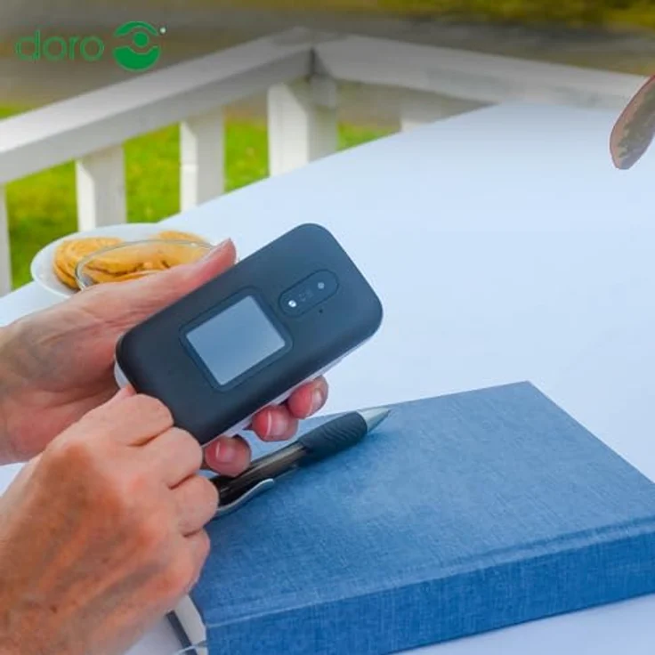 Doro 2880 4G Klapphandy für Senioren - Notruftaste - Einfach zu bedienen - Sprachgesteuerte Tasten - Bluetooth (Rot) – Bild 6