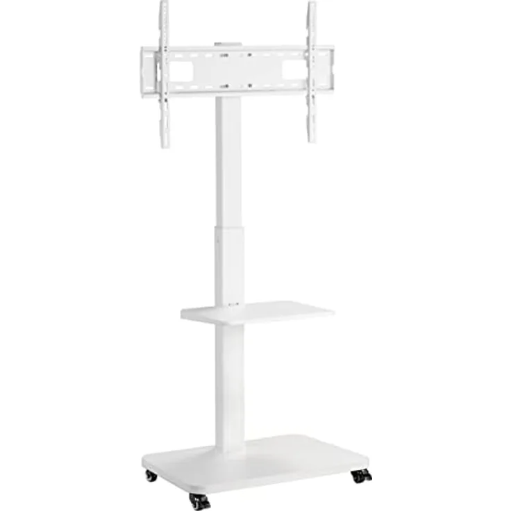myWall HP108WL Standfuß für Flachbildschirme 37“ - 75“ (94-190 cm), Belastung bis 40 kg, weiß 20 Jahre Garantie