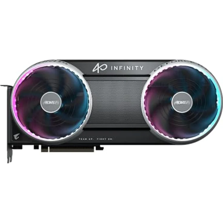 Gigabyte AORUS GeForce RTX 5080 Infinity 16G, Grafikkarte mit 16 GB GDDR7, WINDFORCE HYPERBURST Kühlsystem, RGB Halo – Bild 5