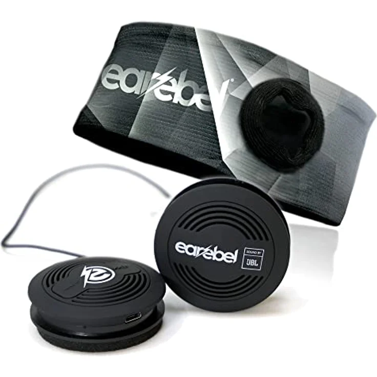 Sport Elite Stirnband mit JBL Bluetooth 5.0 On-Ear Kopfhörer und Mikrofon - Grey Pattern S/M – Bild 1