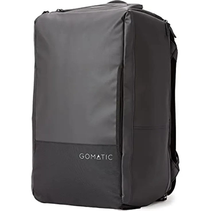 Gomatic Travel Bag, Notebooktasche mit über 20 Funktionen, wasserabweisend, Schwarz