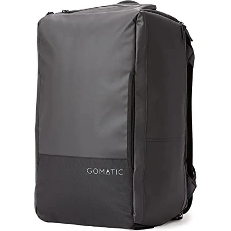 Gomatic Travel Bag, Notebooktasche mit über 20 Funktionen, wasserabweisend, Schwarz – Bild 1