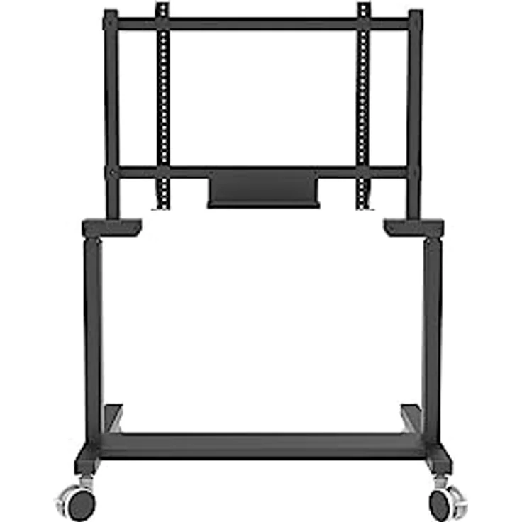 celexon Display Rollwagen Pro Adjust-42100MB - für 42" - 100" geeignet - Traglast bis 120kg - Maße: 107,8 x 81 x 142-207cm - schwarz – Bild 4
