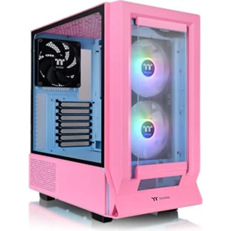 Thermaltake Ceres 350 MX Mid Tower Chassis Bubble Pink - Kompatibel mit Mainboards bis E-ATX, CPU-Kühlern bis 185mm, Grafikkarten bis 360mm – Bild 1