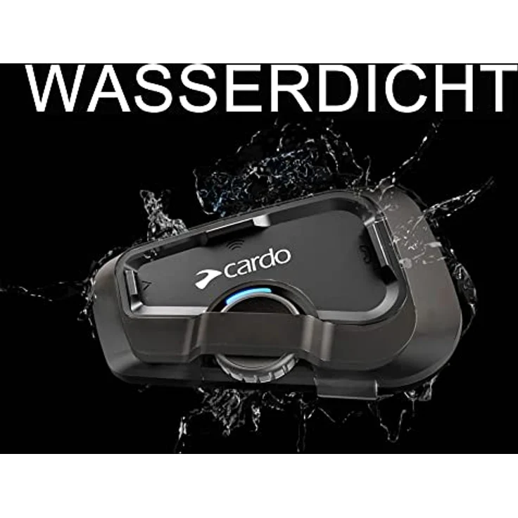 Cardo Freecom 2x, Bluetooth Kommunikationssystem für 2 Fahrer mit JBL Sound, wasserdicht, schwarz – Bild 4