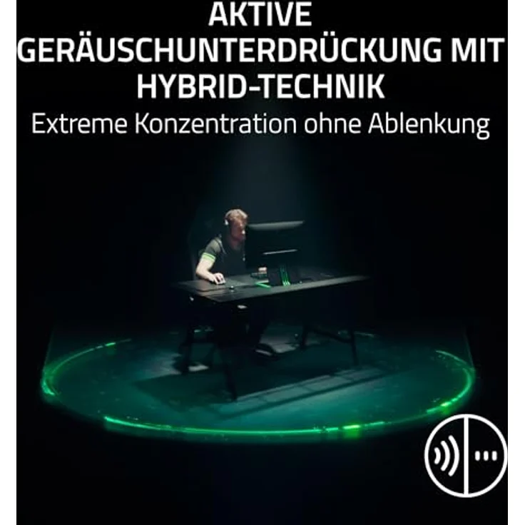 RAZER BlackShark V3 Pro NiKo Edition, Over-ear Gaming Headset mit Razer HyperSpeed Wireless, Hybrid-ANC und THX Spatial Audio, Flammendesign – Bild 5