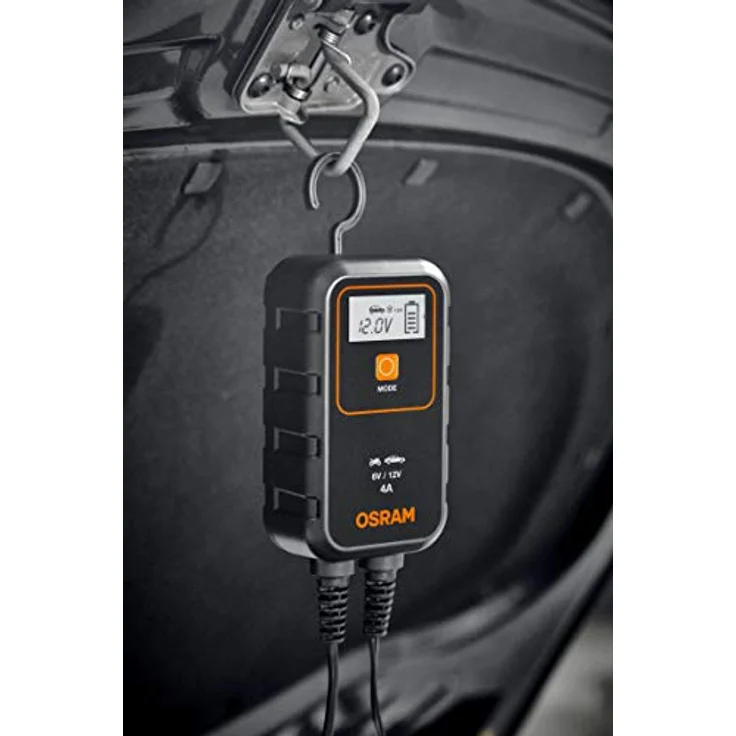 OSRAM OEBCS904 Automatikladegerät, 6V/12V, 4A, intelligenter Lade- und Wartungsmodus, Digitalanzeige, Sicherheitsfunktionen – Bild 9