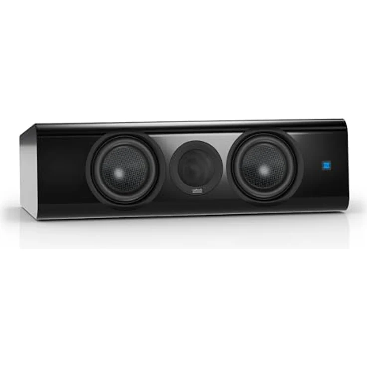 Nubert nuZeo 6c, Schwarzer aktiver 2-Wege Center-Lautsprecher mit Hochglanzlack, Ansteuerung per Funk, integrierter Verstärker und App-Steuerung – Bild 1