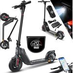 KESSER E-Scooter Carbon, Straßenzulassung, 40km Reichweite, faltbar, 450W Motor, LCD-Display