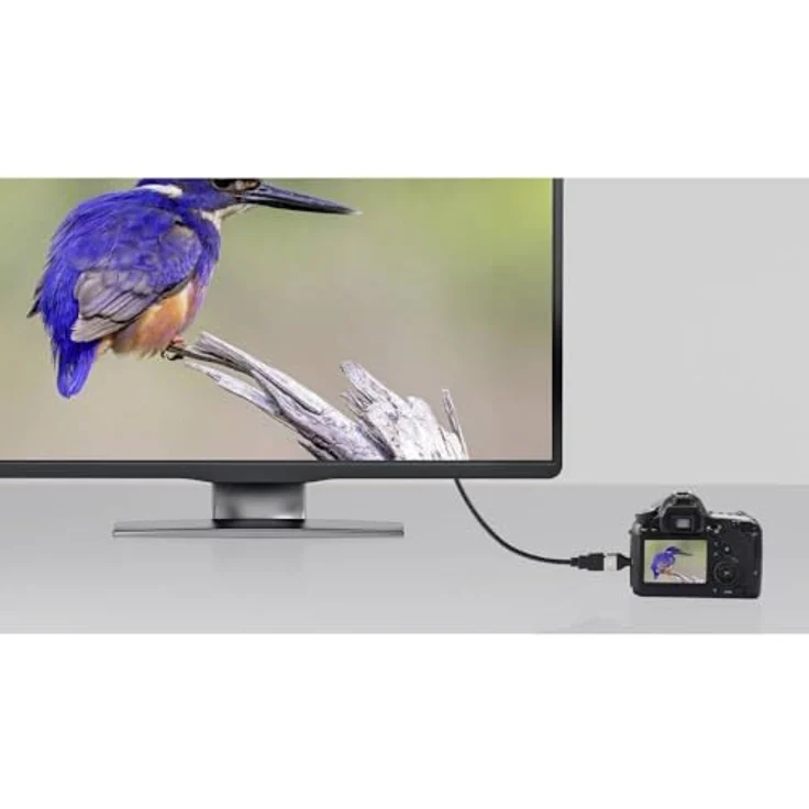 SpeaKa Professional SP-11302016 HDMI Adapter [1x HDMI-Stecker D Micro - 1x HDMI-Buchse] Schwarz, Silber UHD 8K @ 60 Hz, – Bild 4