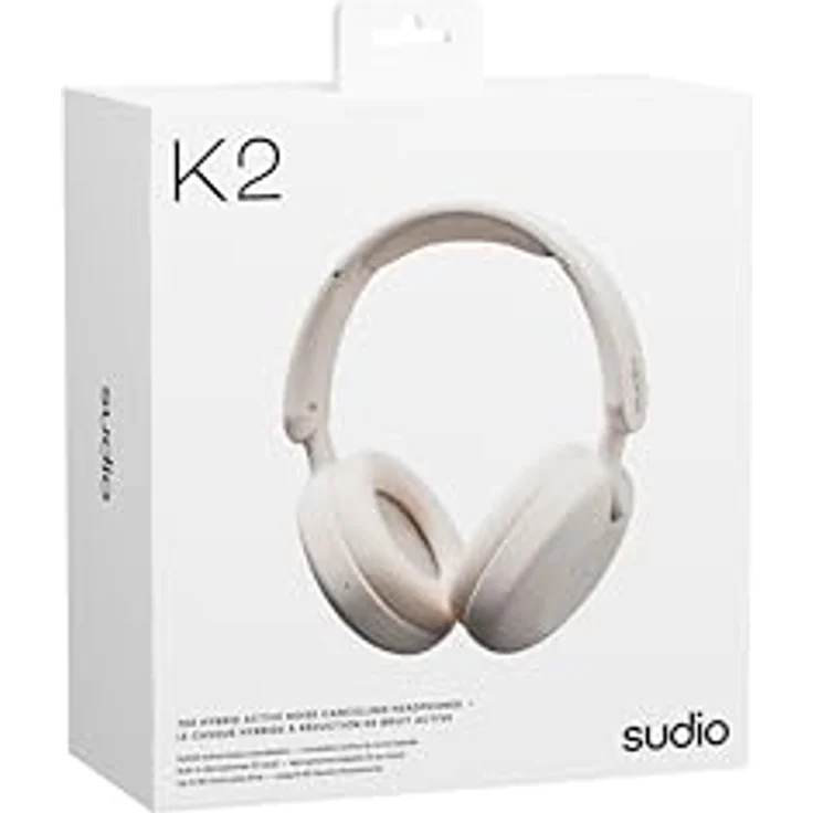 Sudio K2 White (ANC, 60 h, Kabellos), Over-Ear Kopfhörer mit aktiver Geräuschunterdrückung  – Bild 4