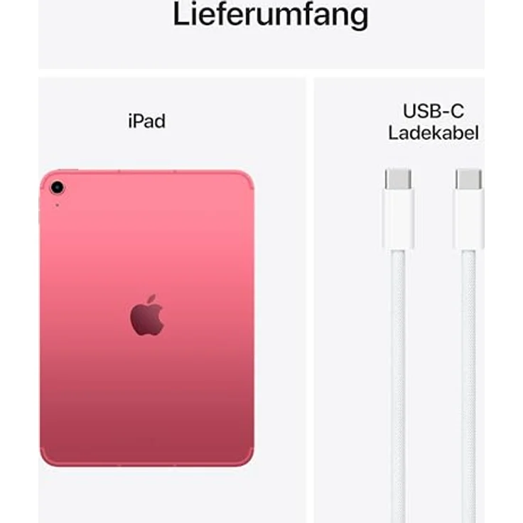 Apple iPad 11" 2025, 11. Generation Wi-Fi + Cellular 256 GB Pink – Liquid Retina Display, A16 Chip, True Tone – Bild 6