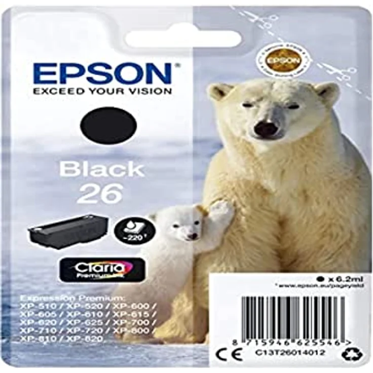 Epson 26 schwarz (C13T26014010) – Bild 2