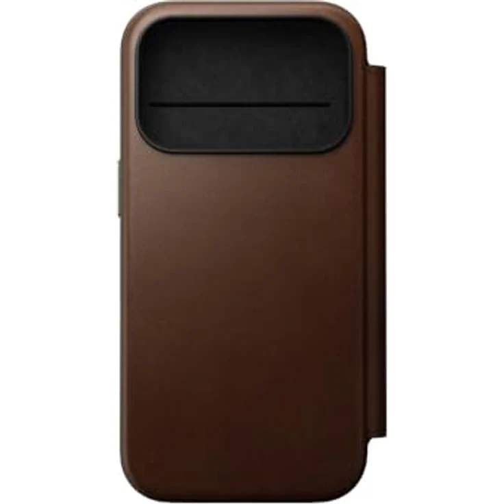 Nomad Moderne Leder-Folio-Schutzhülle für iPhone 17 Pro, Braun - Elegantes Design, hochwertige Lederoberfläche, optimaler Schutz – Bild 4