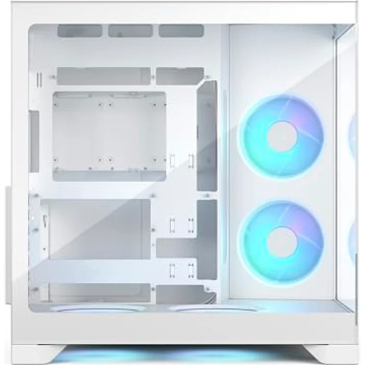 Fractal Design Pop 2 Vision RGB, Tower-Gehäuse mit Panorama-Glas, für Grafikkarten bis 412 mm, inklusive 4 Reverse-Blade-Lüfter, weiss – Bild 3