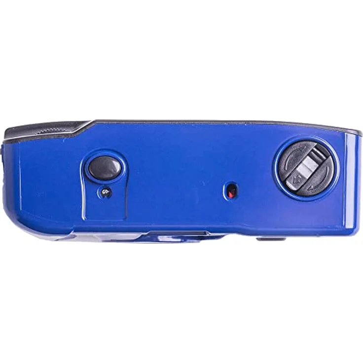 KODAK M38-35mm Wiederaufladbare Kamera - Hochwertiges Objektiv, Integrierter Blitz, AA-Batterie - Blau – Bild 4