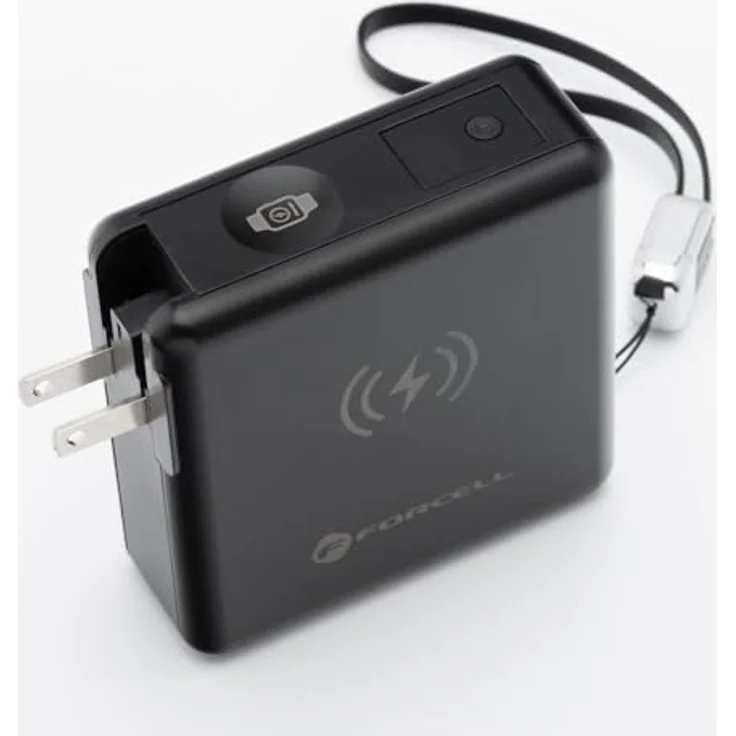 Forcell USB Ladegerät 45 W, Dual USB-C mit Quick Charge 3.0, Überladeschutz, Schwarz – Bild 3