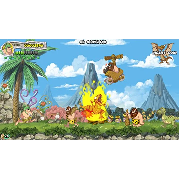 New Joe & Mac: Caveman Ninja - T-Rex Edition [Switch] – Bild 3