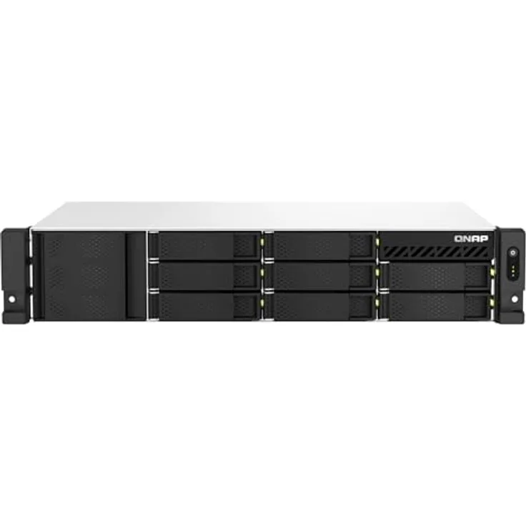 QNAP NAS TS-864eU-RP-8G (8 Bay) 2U (0 TB), NAS, Schwarz