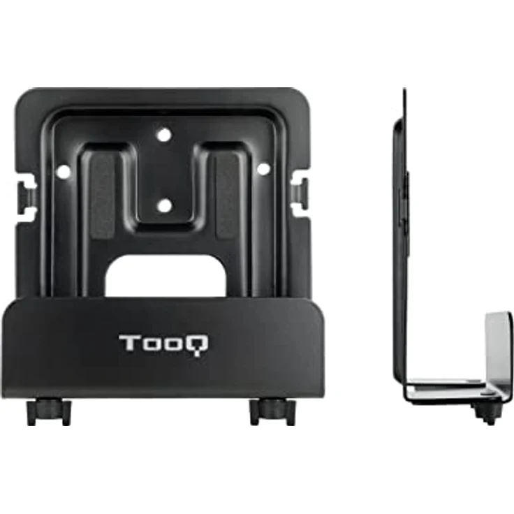 TooQ TQMPM4776 Universal-Wandhalterung für Media Player, Router, MiniPC, max. 5 kg, einstellbar 47-76 mm, schwarz – Bild 2