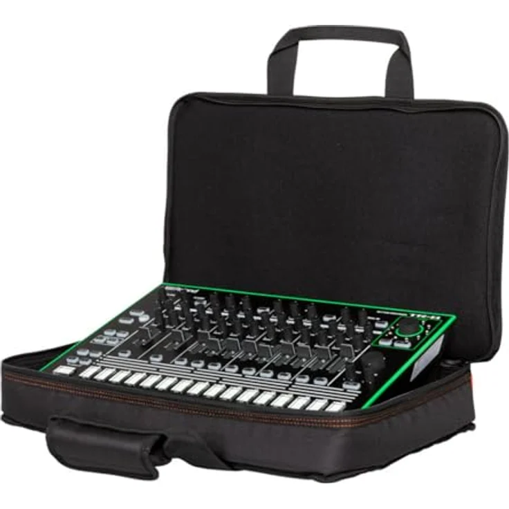 Roland CB-BTRMX, DJ Case für TR-8S, TR-8 und MX-1, leichter Schutz mit robustem Außenmaterial, schwarz-orange – Bild 4