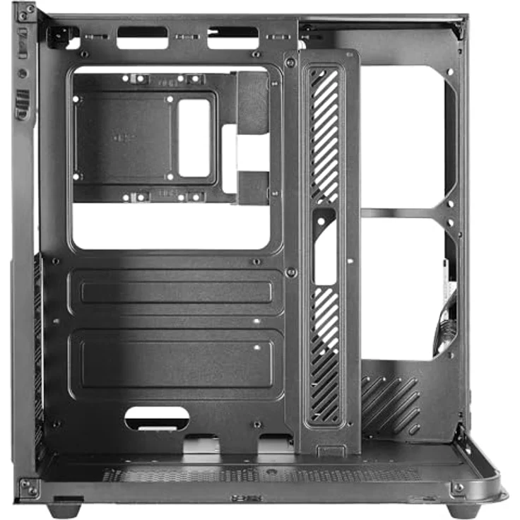 Mars Gaming MC INFINIOLITE ATX-Gehäuse, gehärtetes Glas mit doppelter Glaskammer, schwarz – Bild 9