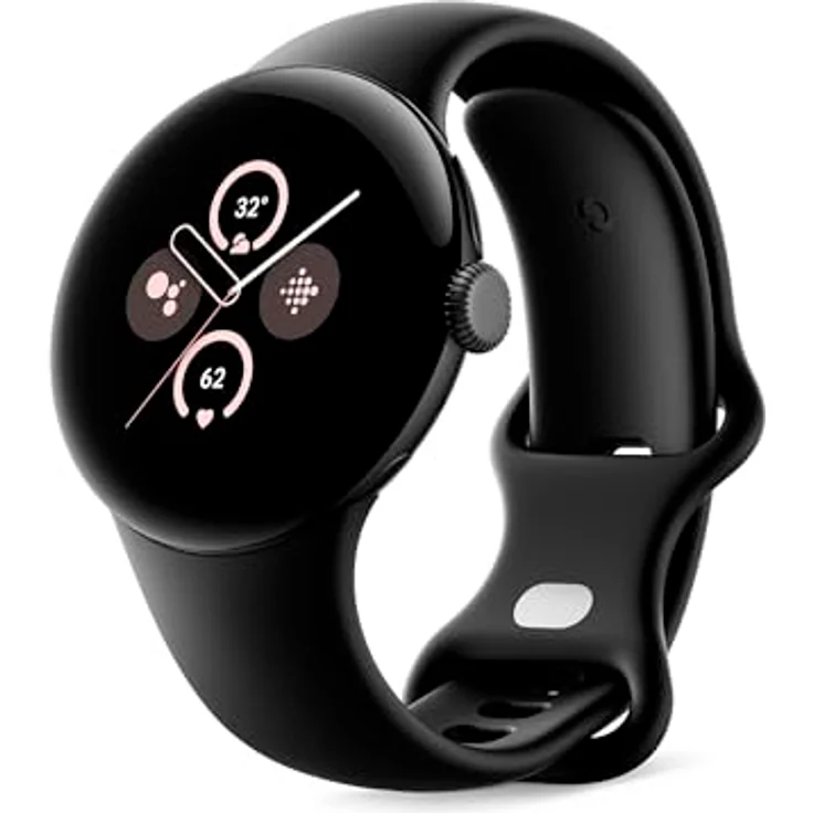 Google Pixel Watch 2 (WLAN), Matte Black/Obsidian – Bild 3
