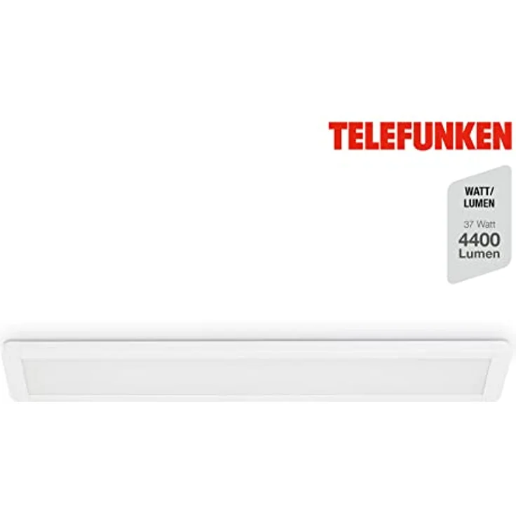 TELEFUNKEN - Led Unterbauleuchte 91,5 Cm, Küche, Led Leiste Küchenschrank, Werkstattlampe, Neutralweißes Licht, 37 W, 4400 Lm, Weiß – Bild 2