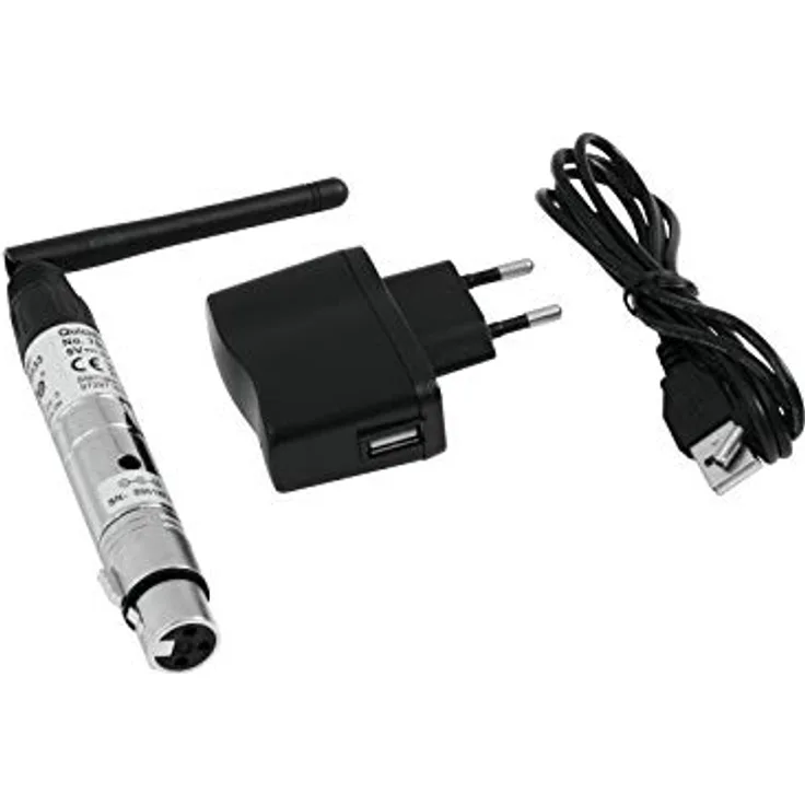 EUROLITE QuickDMX Funkempfänger | Kompakter DMX-Funkempfänger 2,4 GHz