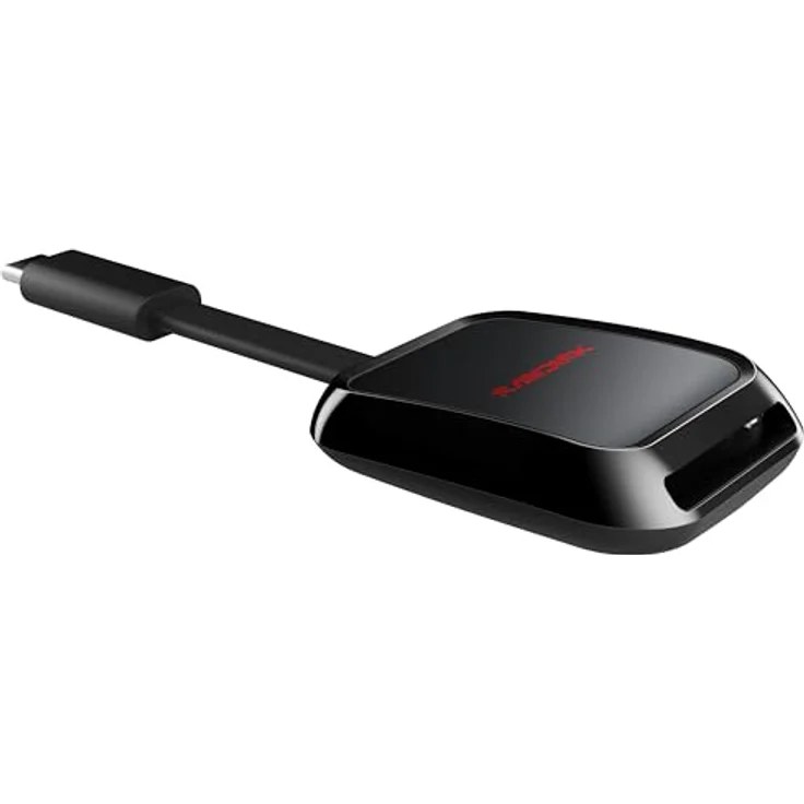 SanDisk QuickFlow SD-Kartenleser mit USB-C, USB 3.2 Gen 1, kompatibel mit UHS-I- und UHS-II-SD-Karten, kompakt und leicht