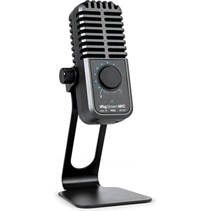 IK Multimedia iRig Stream Mic Pro, Kondensator Mikrofon mit integriertem Audio Interface für iPhone, iPad, Android, USB-Computer, Mac, Windows PC, ideal für Podcast, Recording, Gesang Aufnahme, Gaming – Bild 1