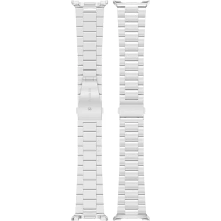 Wigento Edelstahl Armband für Samsung Galaxy Watch 8 / 8 Classic, Drei-Perlen-Design mit Faltverschluss, Schwarz – Bild 6