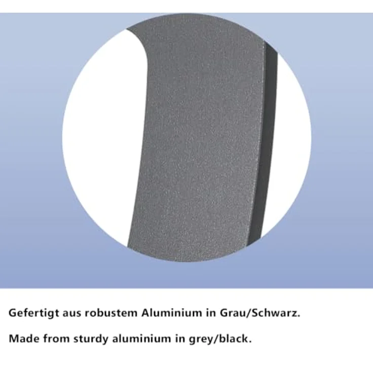 My Wall HT53L Notebook-Ständer, Aluminium in Grau/Schwarz, für Laptops und Tablets von 11 bis 17 Zoll, Tragkraft bis 5 kg – Bild 7