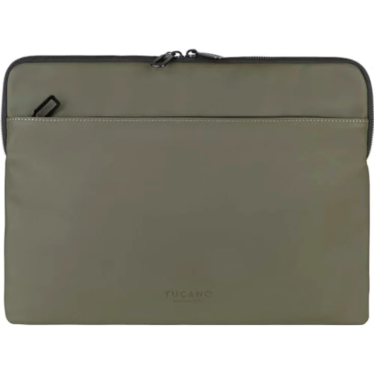 TUCANO GOMMO - Sleeve für 35,6 cm (14 Zoll) und MacBook 14 Zoll (35,6 cm), gummiertes Material, Militärgrün – Bild 4