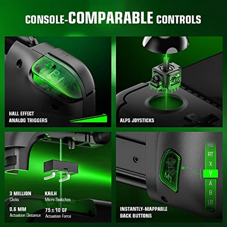 GameSir Gaming-Controller X2 Pro Weiß USB-C mit Smartphone-Halterung und Anpassung über GameSir App – Bild 8