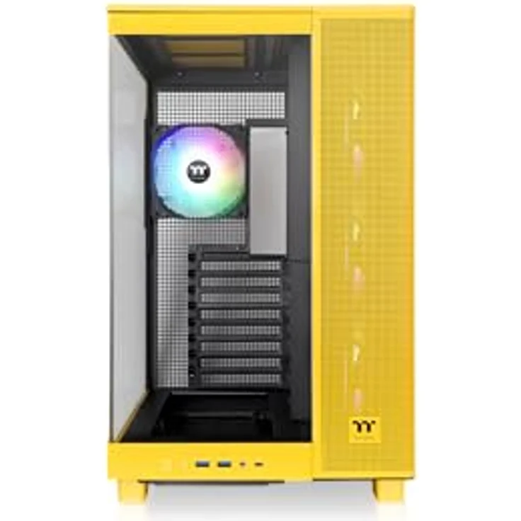 Thermaltake View 380 XL TG ARGB | Mid Tower Chassis | Bumblebee, Kompatibel mit Mainboards und Grafikkarten, erweiterbar mit bis zu 10 Lüftern – Bild 2