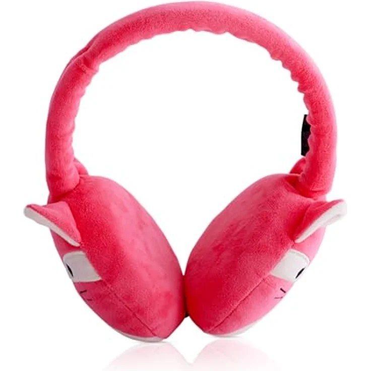 Squishmallows Fifi Plüsch-Bluetooth-Kopfhörer, kabellos mit Mikrofon, Bluetooth 5.0, bis zu 6 Stunden Wiedergabezeit, rosa – Bild 2