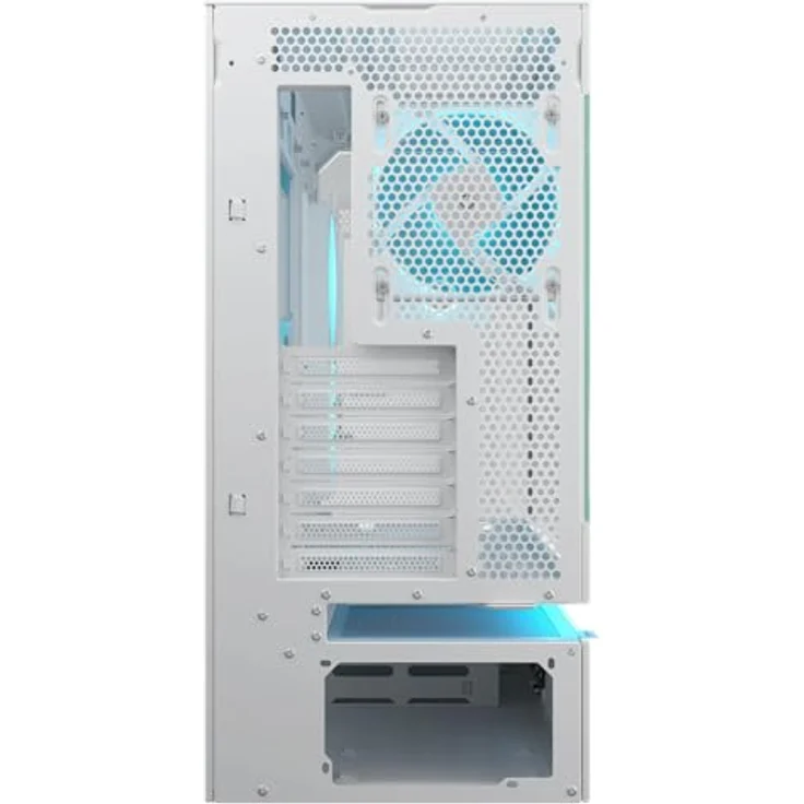 COUGAR CFV235 Vision, Mid-Tower PC-Gehäuse ohne Netzteil, 1x USB-C 3.2 Gen 2, 2x USB 3.0, weiß, mit integriertem IPS-LCD-Display und RGB-Beleuchtung – Bild 4