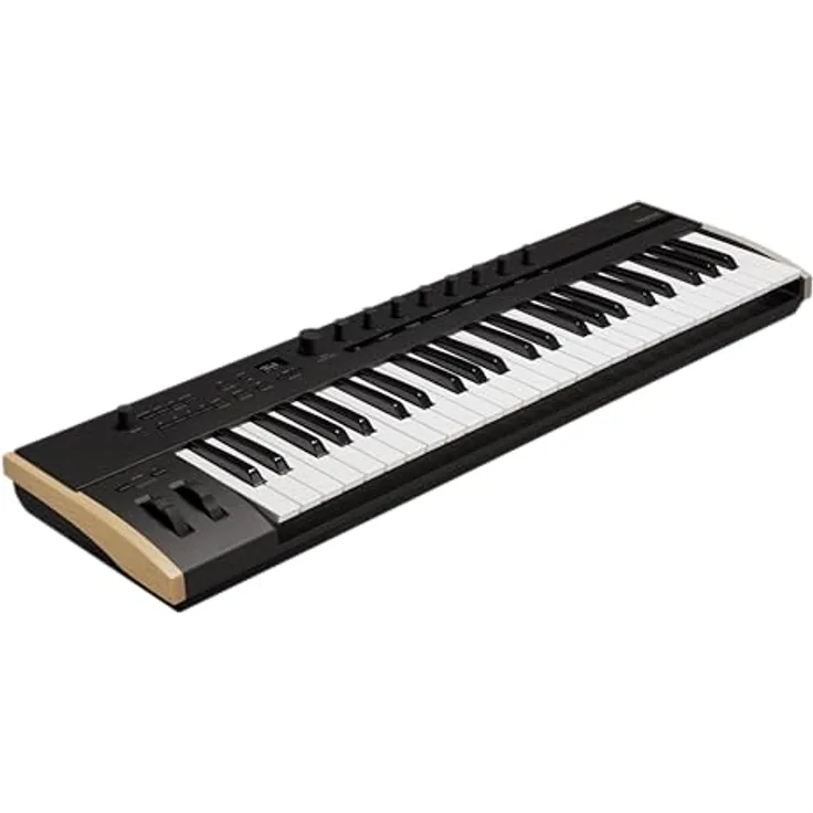 KORG KEYSTAGE-49 - Keystage 49 Key Poly AT MIDI Controller Tastatur – Schwarz, halbgewichtete Tastatur, MIDI 2.0 Property Exchange, MPE, tragbar