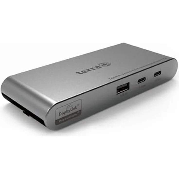 TERRA MOBILE Dockingstation 770, USB-C Dual Display mit USB-C Kabel für Notebooks – Bild 1