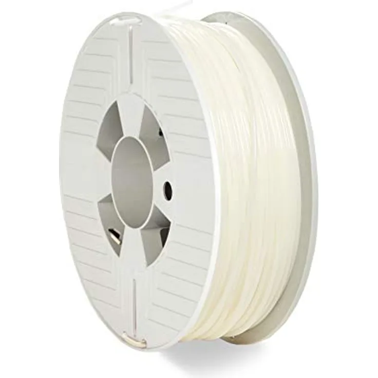 Verbatim PLA-Filament 3D-Druck, 2,85mm, 1kg, Hochleistungs-Polyactid-Filament zur Materialextrusion, für 3D-Drucker und 3D-Stift, 3D-Drucker-Filament aus PLA, 1 Spule 126m, natürlich