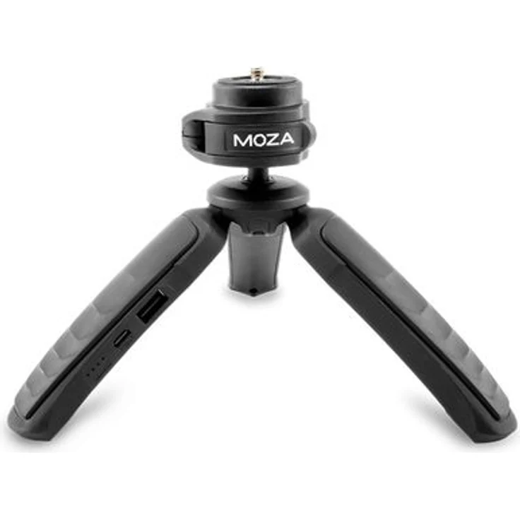 Gudsen Moza Power Bank Tripod mit 360° drehbarem Kopf, Wasserwaage und 1/4 Zoll Universal-Befestigungsschraube