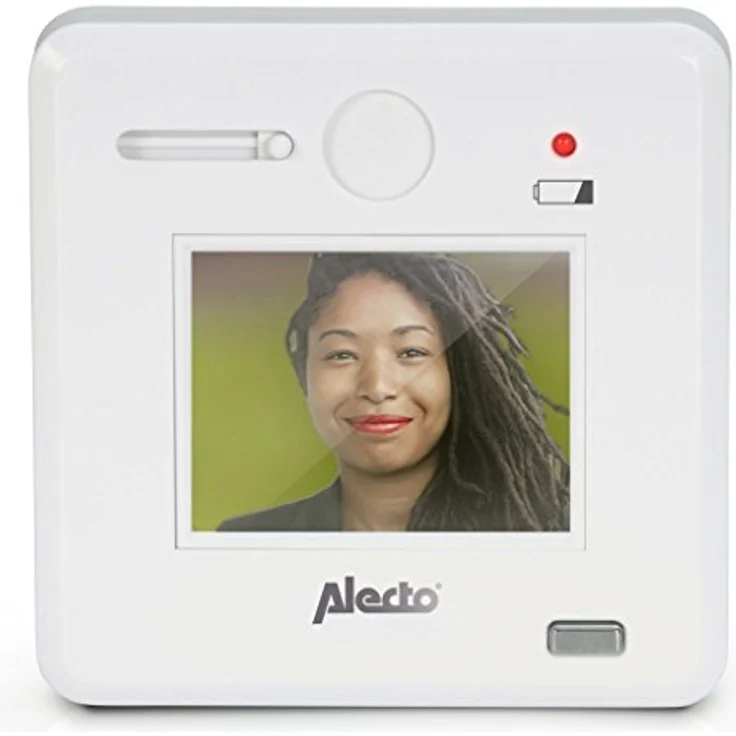 Alecto DC-700, Digitaler Türspion mit 2,4" Display, Blickwinkel 120 Grad, weiß – Bild 3