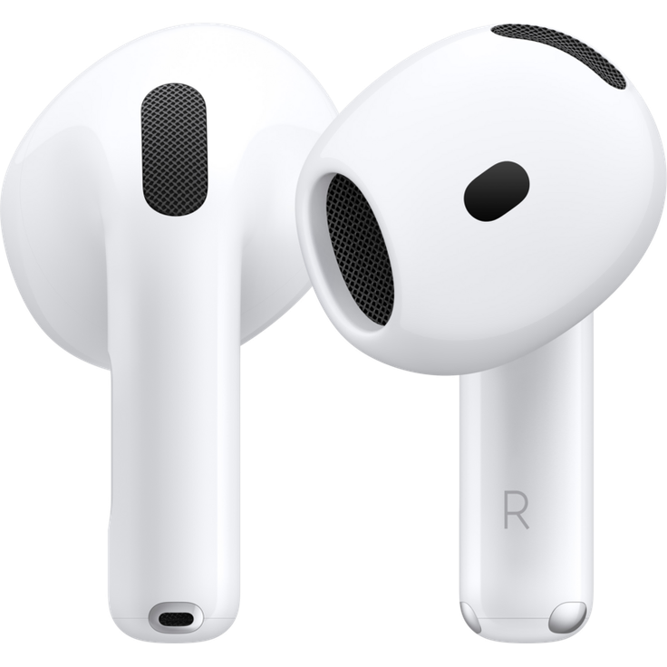 Apple AirPods 4. Generation (2024) mit Active Noise Cancelling (ANC), USB-C Ladecase True Wireless In-Ear-Kopfhörer mit Bluetooth, Mikrofon, weiß