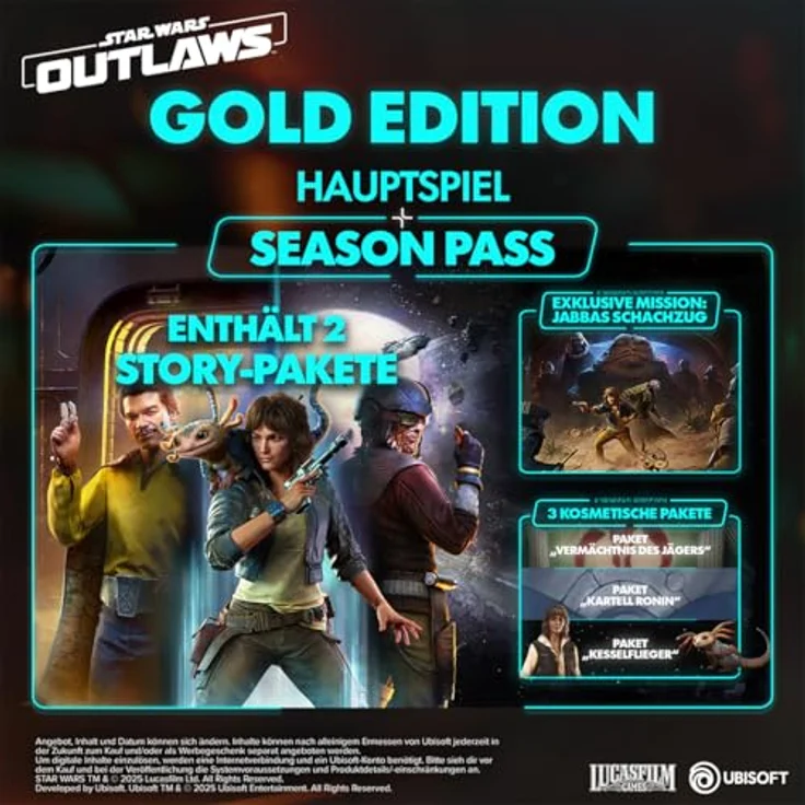 Ubisoft Star Wars Outlaws - Gold Edition (inkl. Season Pass) - Open-World-Spiel für Nintendo Switch 2 mit fesselnder Story und zusätzlichen Missionen – Bild 3