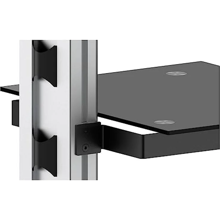 SpeaKa Professional SP-TVC-500 TV-Rollwagen 94,0 cm (37) - 203,2 cm (80) Bodenständer, Höhenverstellbar, Neigbar – Bild 4