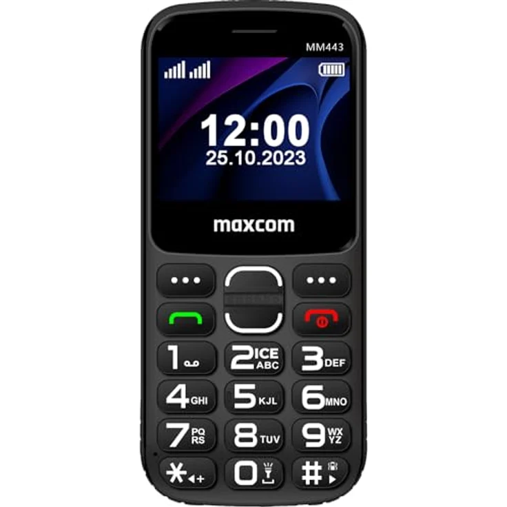 Maxcom Mm443, 2.31'' 4G Mobiltelefon, ergonomisches Design, transparent, One Size – Bild 1
