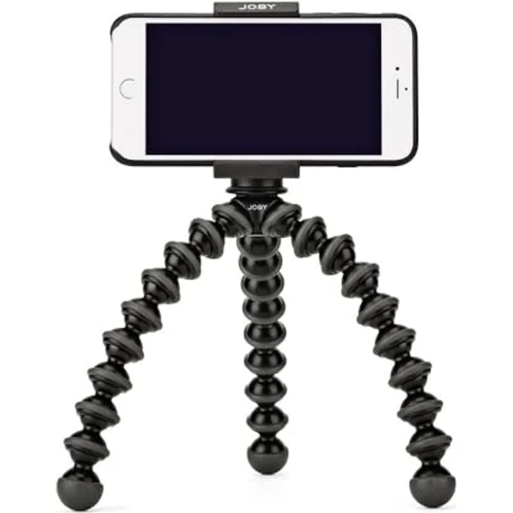 JOBY JB01390-BWW GripTight PRO + GorillaPod Stativ Premium-Universalklemme für Stativmontage + Flexi-Stativ (geeigent für Alle Smartphones mit oder ohne Hülle) – Bild 5